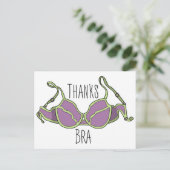 Carte Postale Merci Soutien-Gorge (Debout devant)