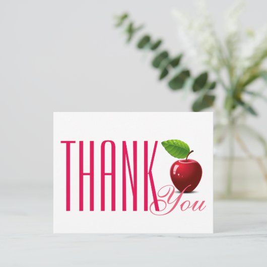 Carte postale Merci - SRF (Debout devant)