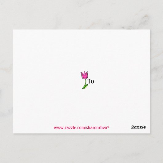 Carte postale Merci - SRF (Dos)