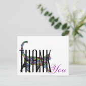 Carte postale Merci - SRF (Debout devant)