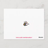 Carte postale Merci - SRF (Dos)