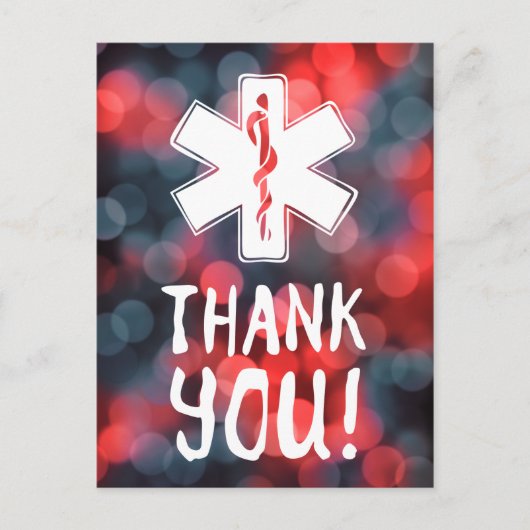 Carte Postale merci star of life bokeh (Devant)