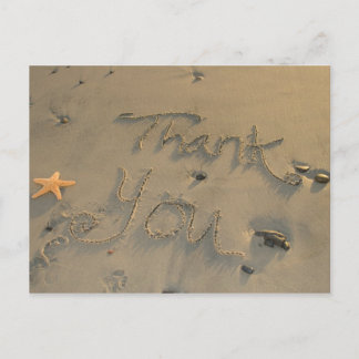 Carte postale Merci Starfish