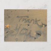 Carte postale Merci Starfish (Devant)