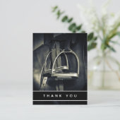 Carte Postale Merci stylé Argent Stirrups (Debout devant)