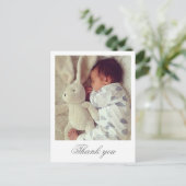 Carte postale Merci sucré - Ajouter votre propre p (Debout devant)