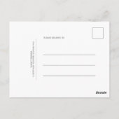 Carte Postale Merci sucré aux fruits de Pêche (Dos)