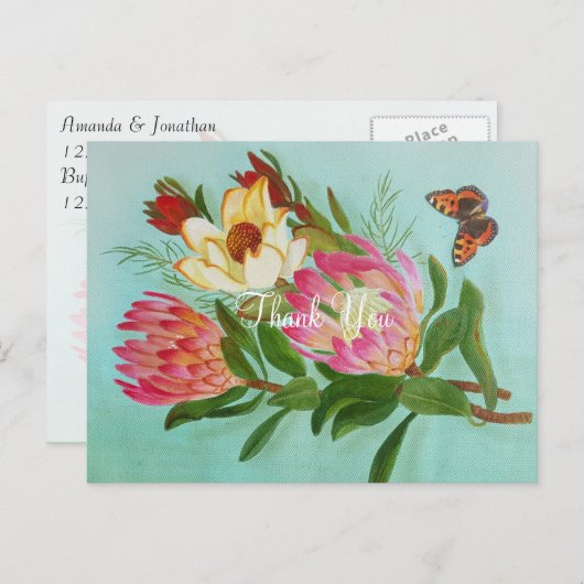 Carte Postale Merci sud-africain des protéines (Devant / Derrière)