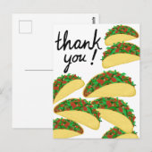 Carte Postale MERCI ! Taco Avalanche Délicieux (Devant / Derrière)