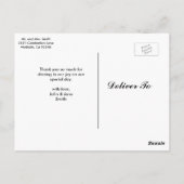 Carte Postale Merci tant pour (Dos)