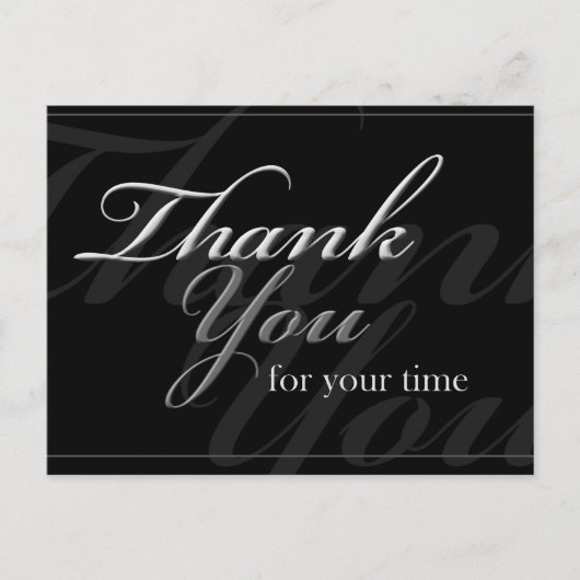 Carte Postale Merci tant pour (Devant)