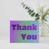 Carte postale Merci tendance (Debout devant)