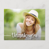 Carte Postale Merci tendance de la graduation photo (Devant)