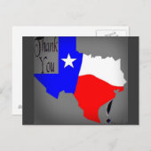 Carte Postale Merci Texas ! (Devant / Derrière)