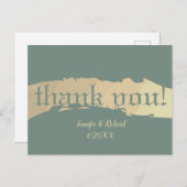 Carte Postale "Merci !" Texte mariage (Devant / Derrière)