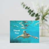 Carte Postale Merci Tortue de Mer (Debout devant)