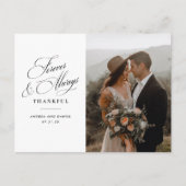 Carte Postale Merci toujours et toujours Mariage (Devant)