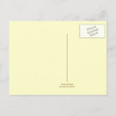 Carte postale Merci tournesol (Dos)