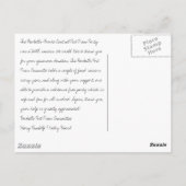Carte Postale Merci un BUNCH ! ! (Dos)