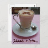 Carte Postale Merci un latte (Devant / Derrière)