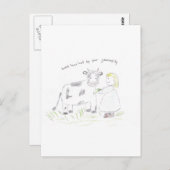 Carte Postale Merci_vache (Devant / Derrière)