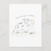 Carte Postale Merci_vache (Devant)