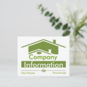 Carte Postale Merci verdoyant (Debout devant)