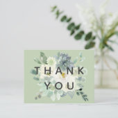 Carte Postale Merci verdoyant Succulent (Debout devant)