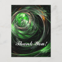 Carte postale Merci vert du monde entier