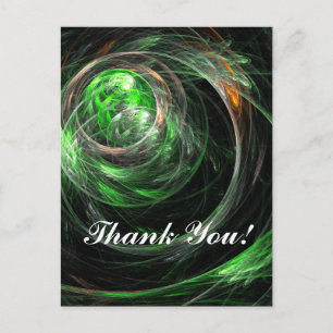 Carte postale Merci vert du monde entier