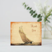 Carte postale Merci vintage Racing Yacht (Debout devant)