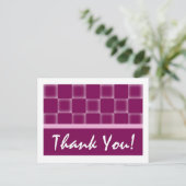 Carte Postale Merci - Violet (Debout devant)