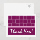 Carte Postale Merci - Violet (Devant / Derrière)