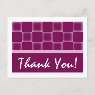 Carte Postale Merci - Violet