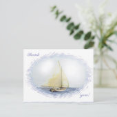 Carte Postale Merci! "Voile" Par Brigid O'Neill Hovey (Debout devant)