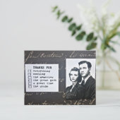 CARTE POSTALE-MERCI-VOUS NOTE-FIXE TOUTE OCCASION (Debout devant)