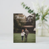 Carte Postale Merci Whimsical Mariage photo (Debout devant)