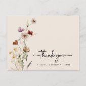 Carte Postale Merci Wildflower (Devant)