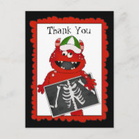 Carte postale Merci X-ray Tech