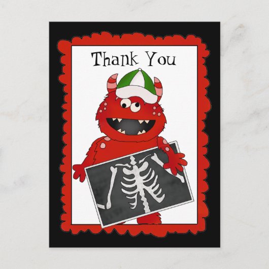 Carte postale Merci X-ray Tech (Devant)