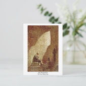 Carte Postale Mercredi Des Cendres Par Carl Spitzweg (Debout devant)