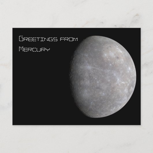 Carte Postale Mercure (Devant)