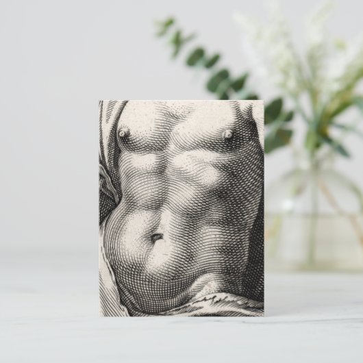 Carte Postale Mercure par Goltzius (Debout devant)