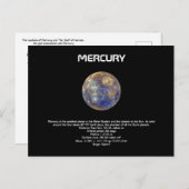 Carte postale Mercury (Devant / Derrière)
