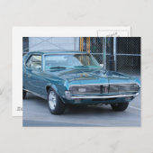 Carte Postale Mercury Cougar Automobile (Devant / Derrière)