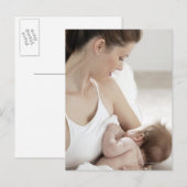Carte Postale Mère allaitant bébé 2 (Devant / Derrière)