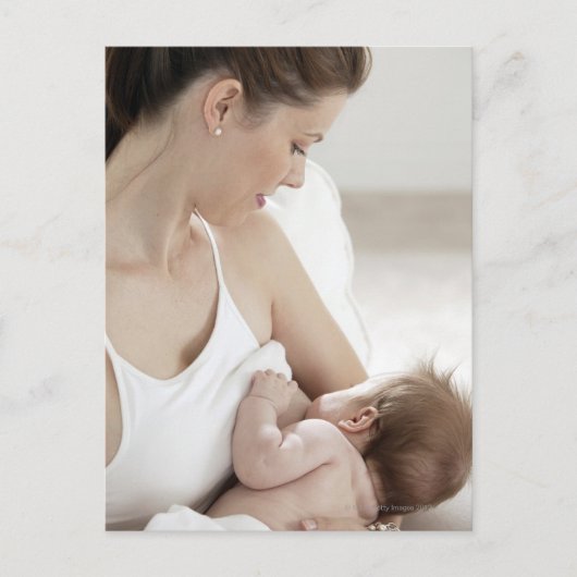 Carte Postale Mère allaitant bébé 2 (Devant)