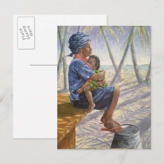 Carte Postale Mère Amour 2003 (Devant / Derrière)