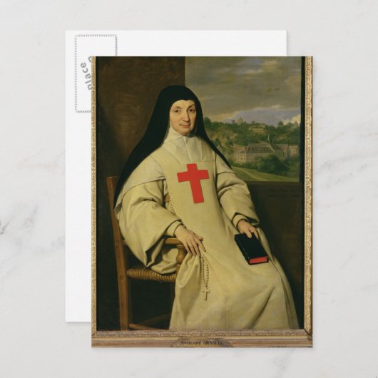 Carte Postale Mère Angelique Arnauld Abbess (Devant / Derrière)
