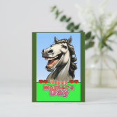 Carte Postale mère cheval de jour (Debout devant)